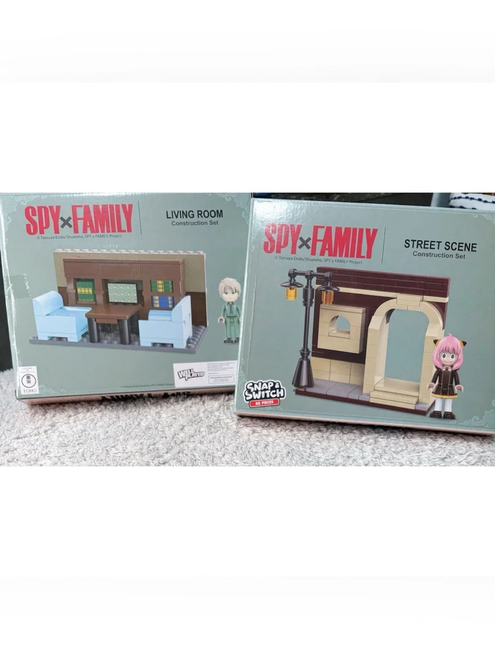 Spy × Family Anime Construction Set Snap & Switch Set Of 2 Living Room/Street